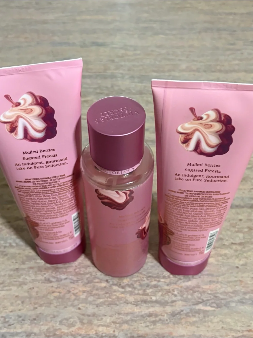 Victoria's Secret Pure Seduction Brûlée Fragrance Lotions & Mist Set